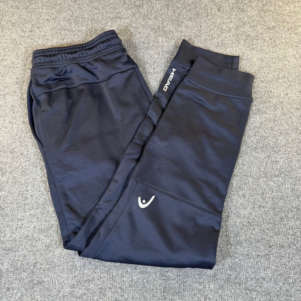 Head Mens Navy Blue Performance Jogger Pants Training Sweatpants Size M #4076